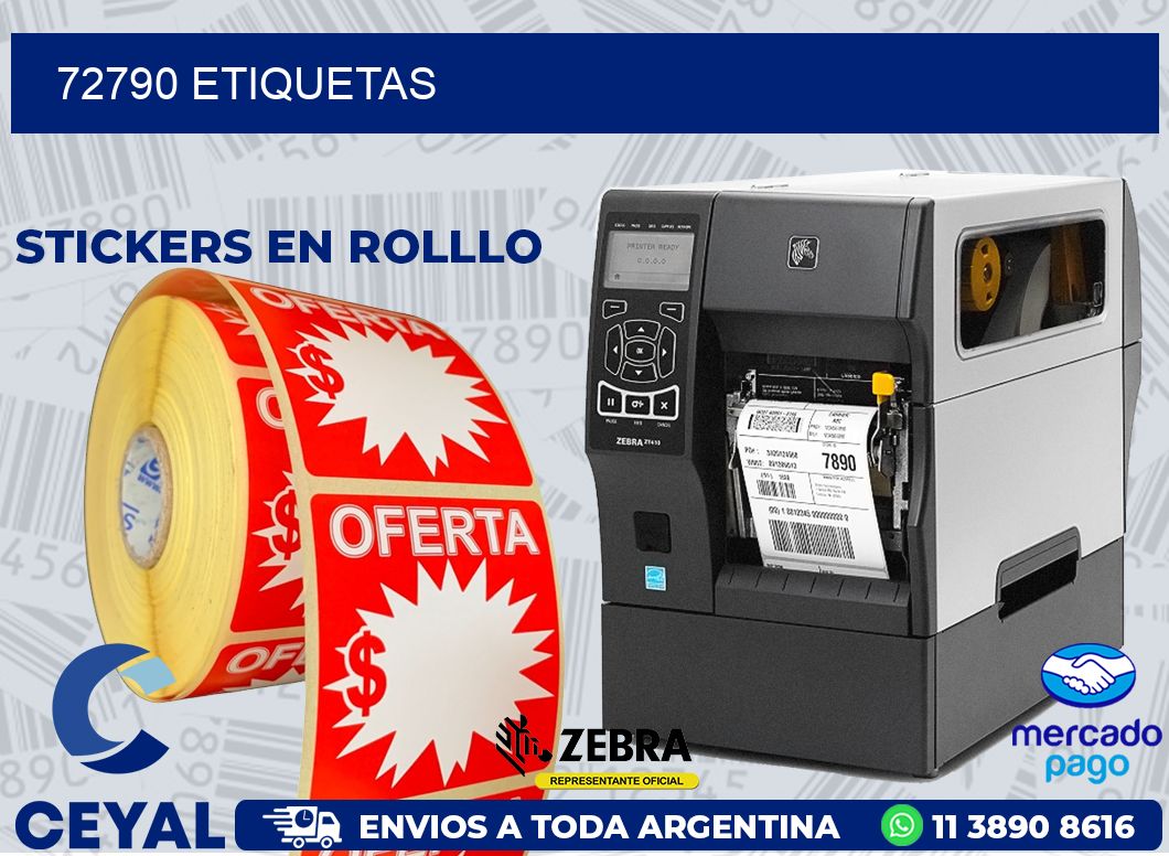 72790 ETIQUETAS