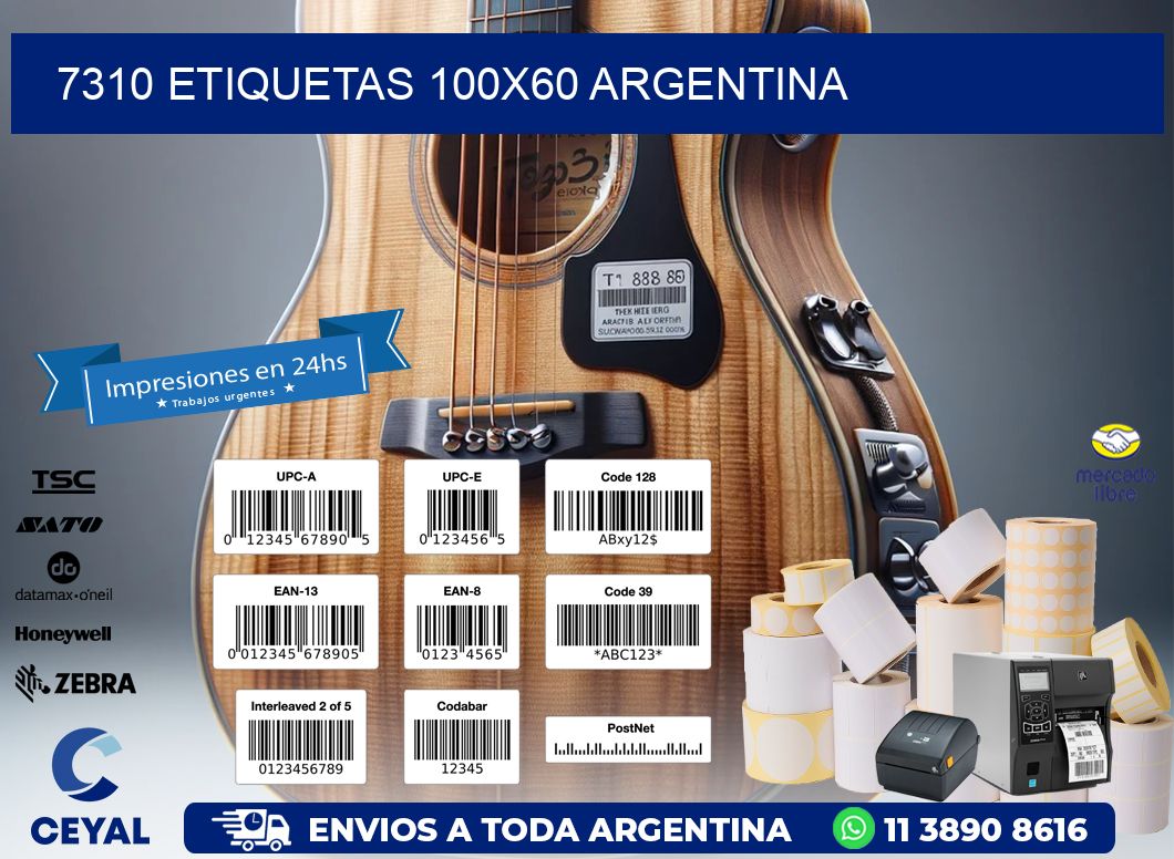 7310 ETIQUETAS 100x60 argentina