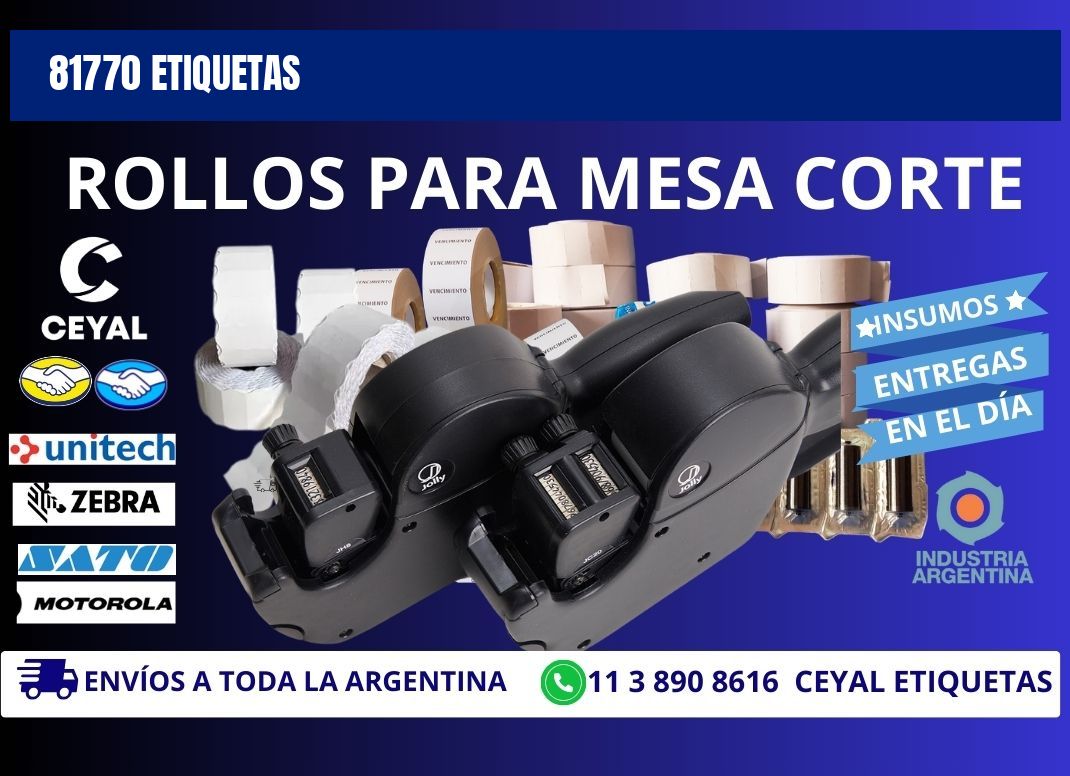 81770 ETIQUETAS