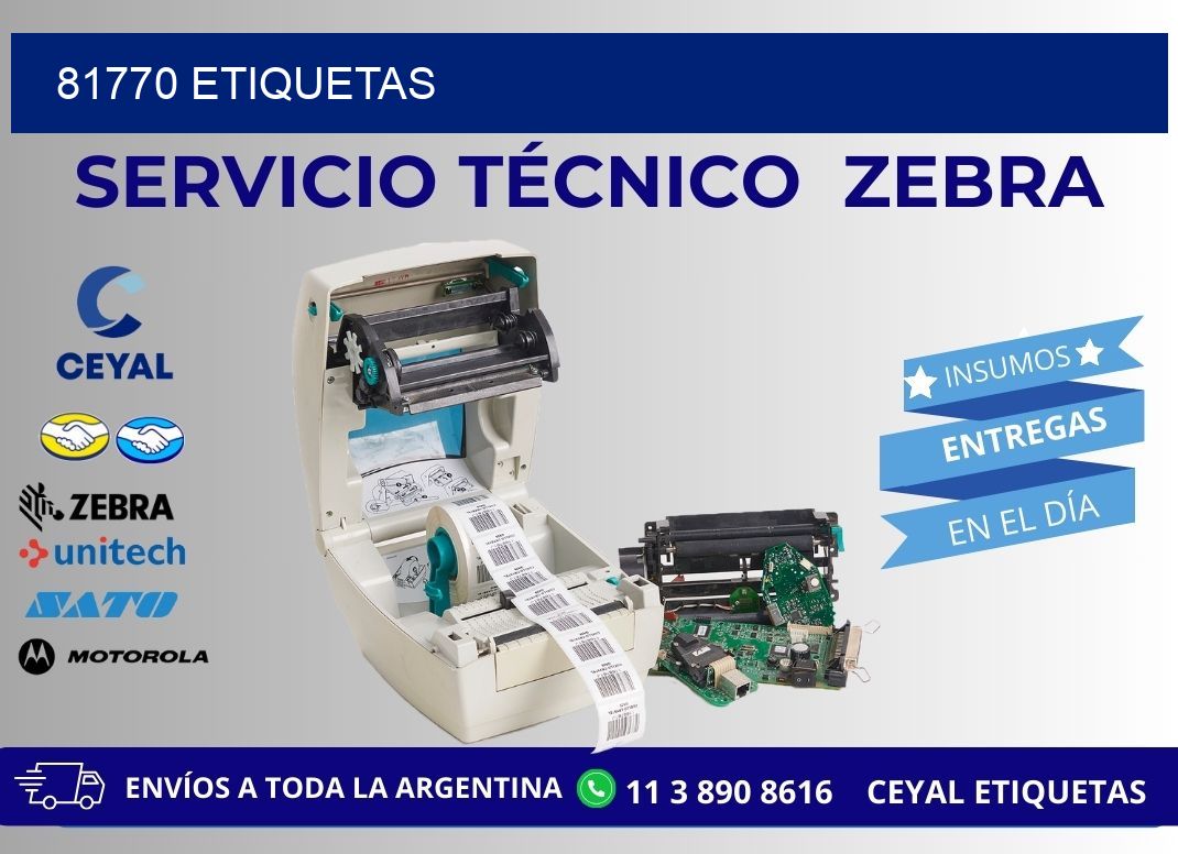 81770 ETIQUETAS