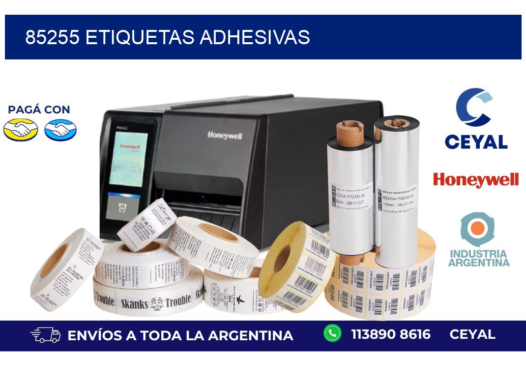 85255 ETIQUETAS ADHESIVAS