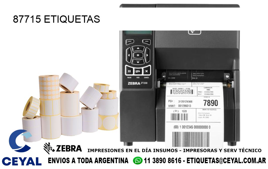 87715 ETIQUETAS