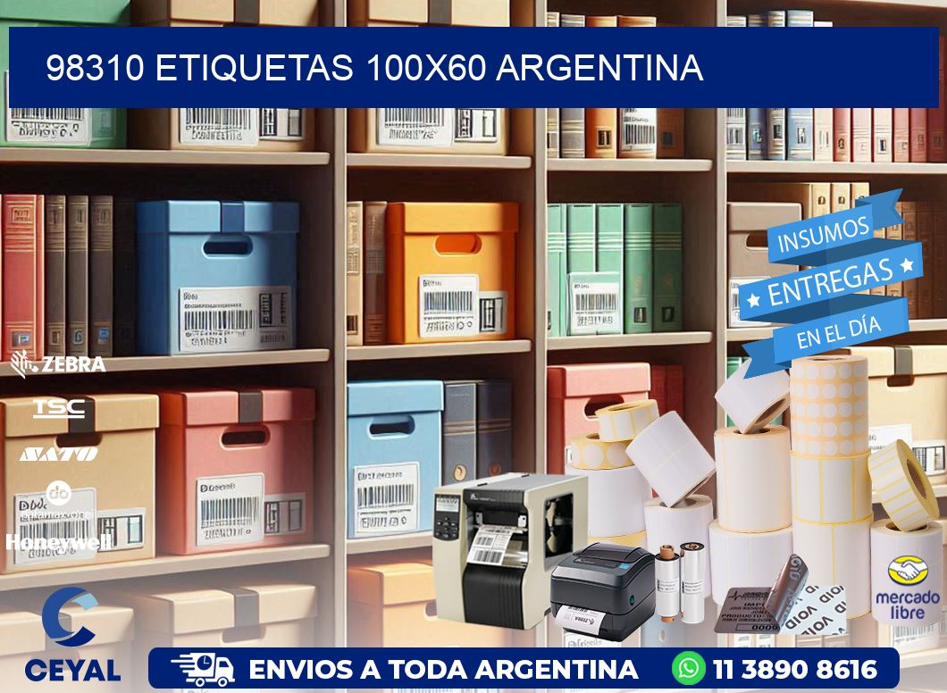98310 ETIQUETAS 100x60 argentina