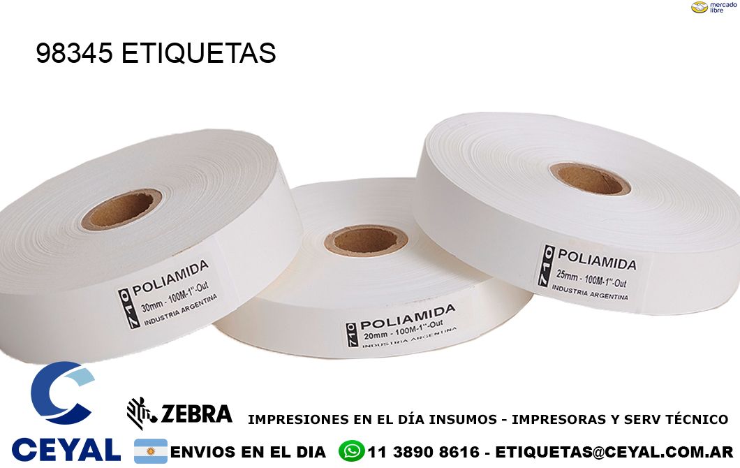 98345 ETIQUETAS