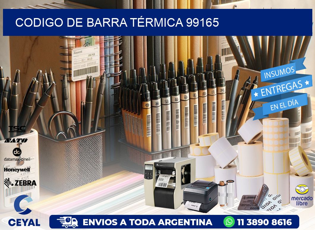 CODIGO DE BARRA TÉRMICA 99165