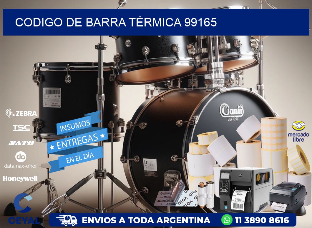 CODIGO DE BARRA TÉRMICA 99165