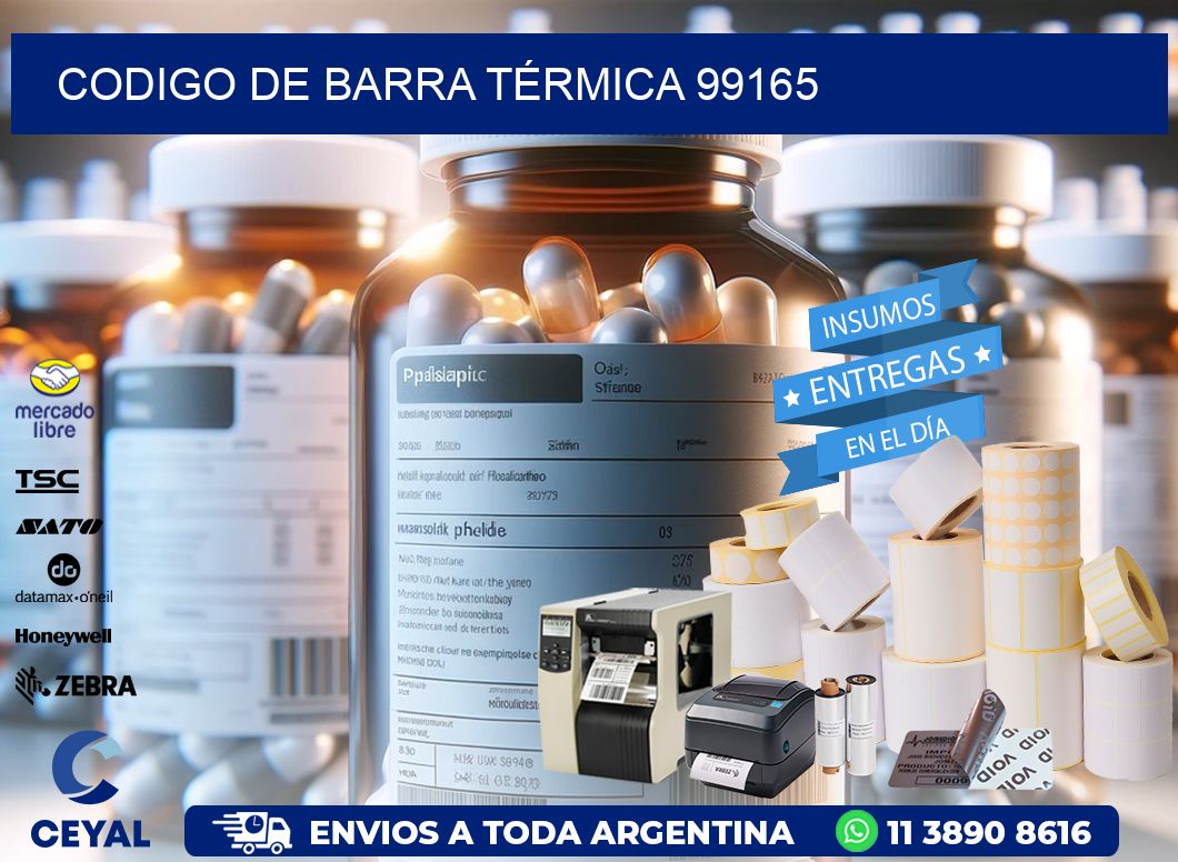 CODIGO DE BARRA TÉRMICA 99165