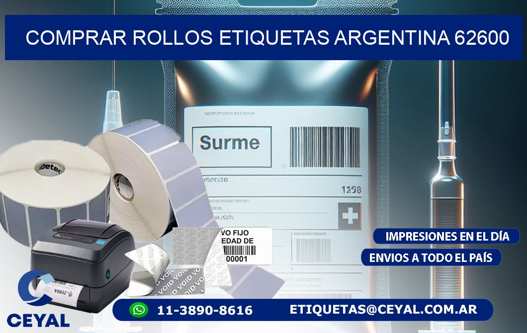 COMPRAR ROLLOS ETIQUETAS ARGENTINA 62600