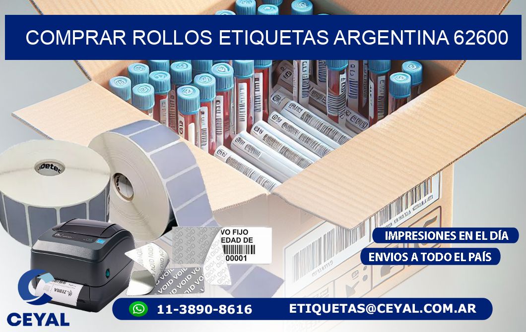 COMPRAR ROLLOS ETIQUETAS ARGENTINA 62600