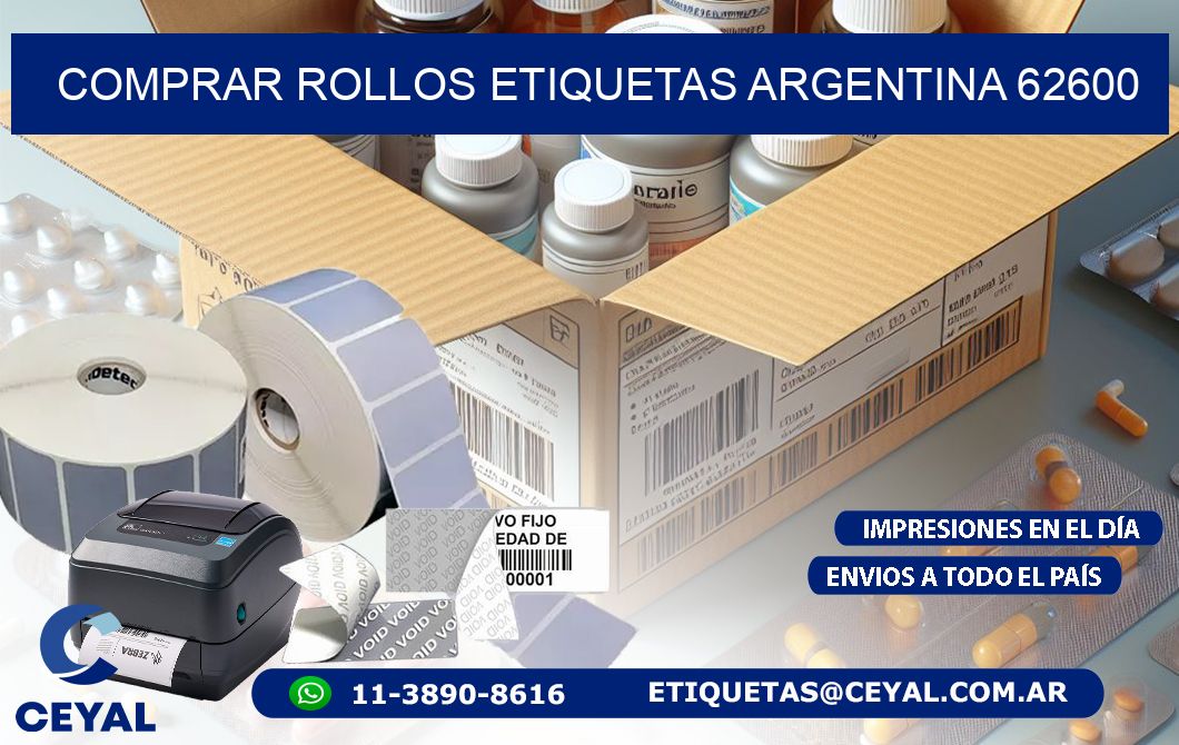 COMPRAR ROLLOS ETIQUETAS ARGENTINA 62600