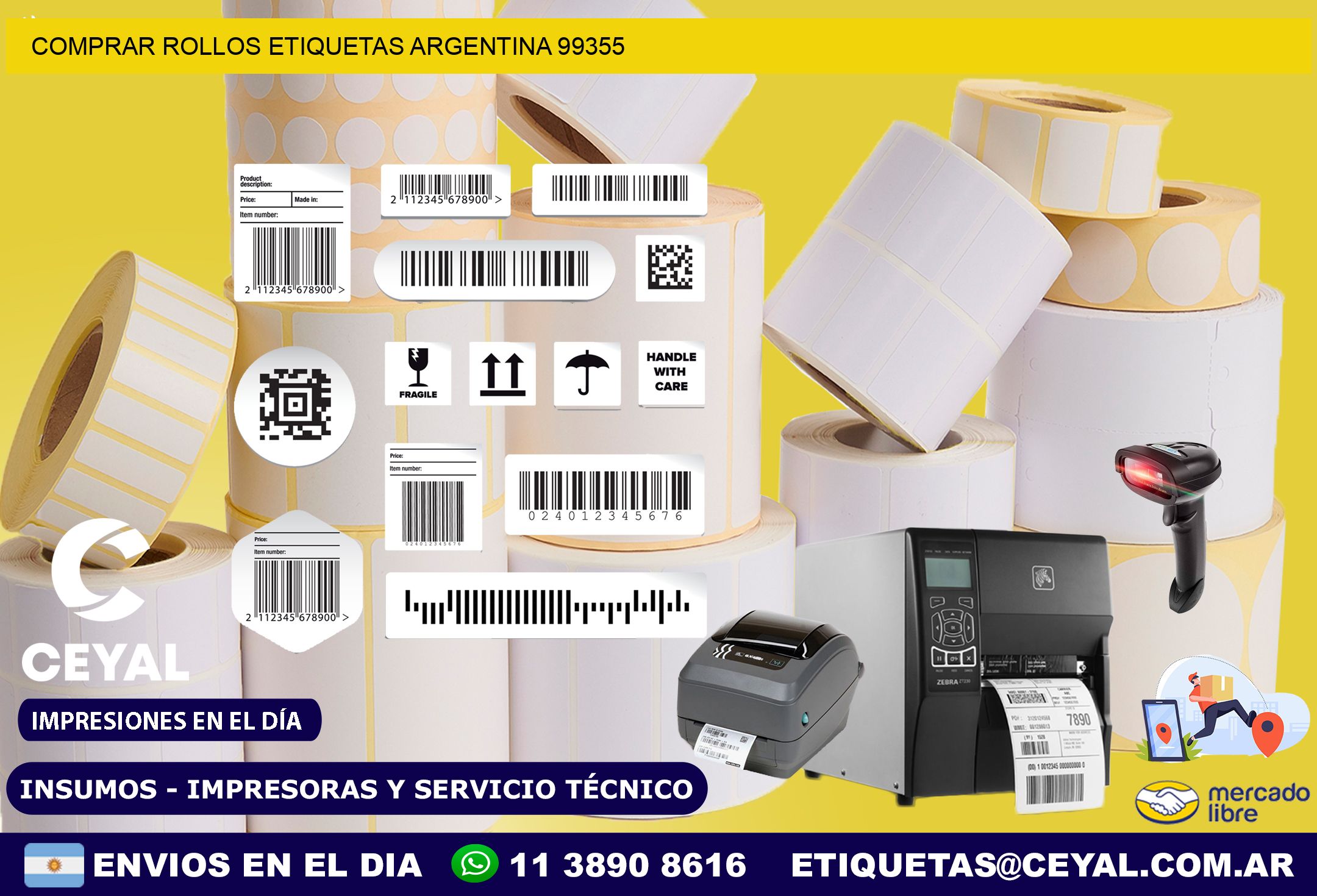 COMPRAR ROLLOS ETIQUETAS ARGENTINA 99355