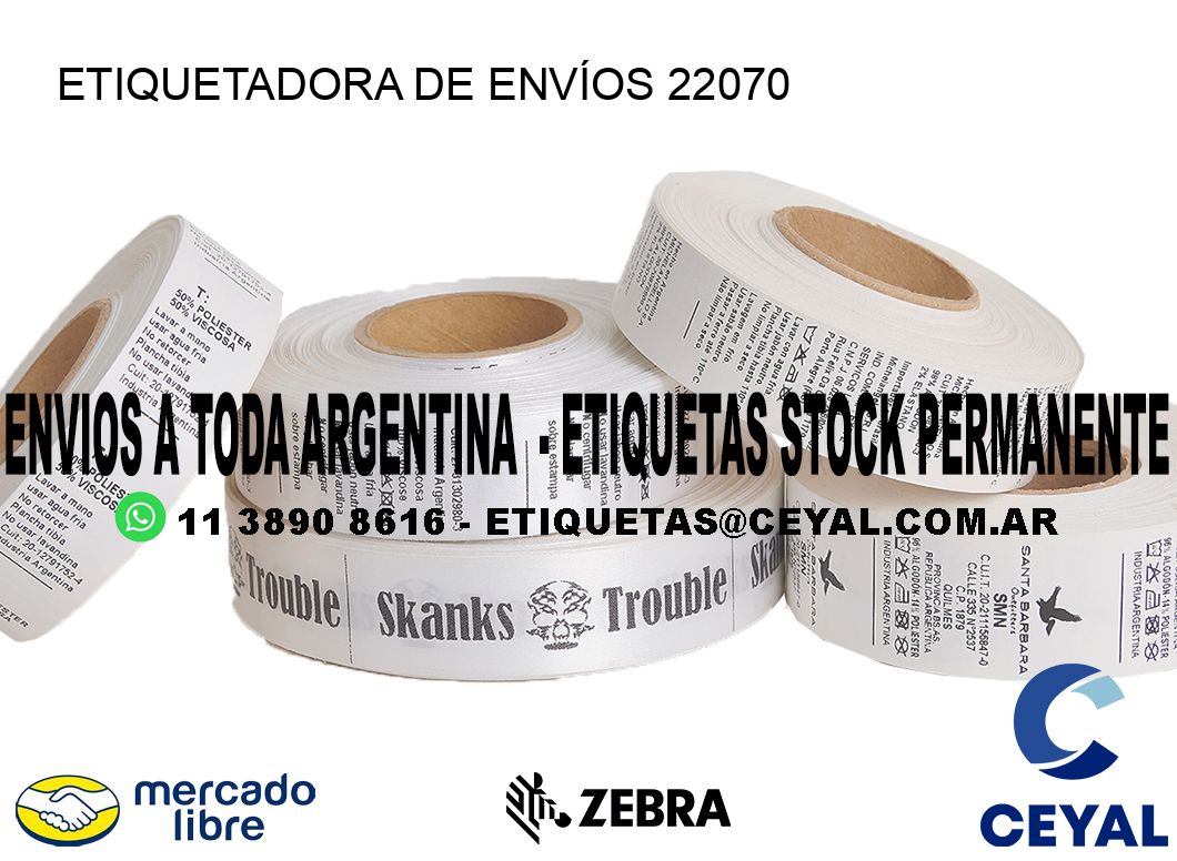 ETIQUETADORA DE ENVÍOS 22070