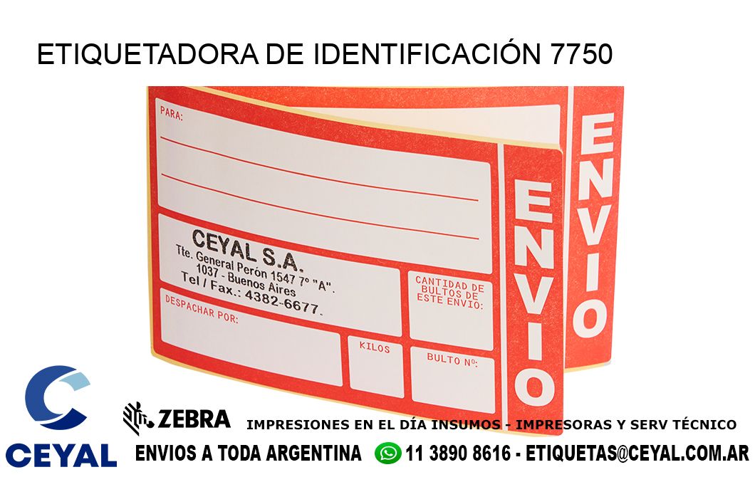 ETIQUETADORA DE IDENTIFICACIÓN 7750