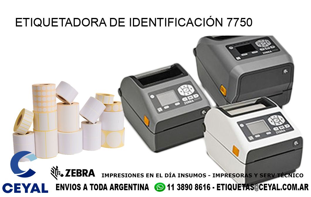 ETIQUETADORA DE IDENTIFICACIÓN 7750