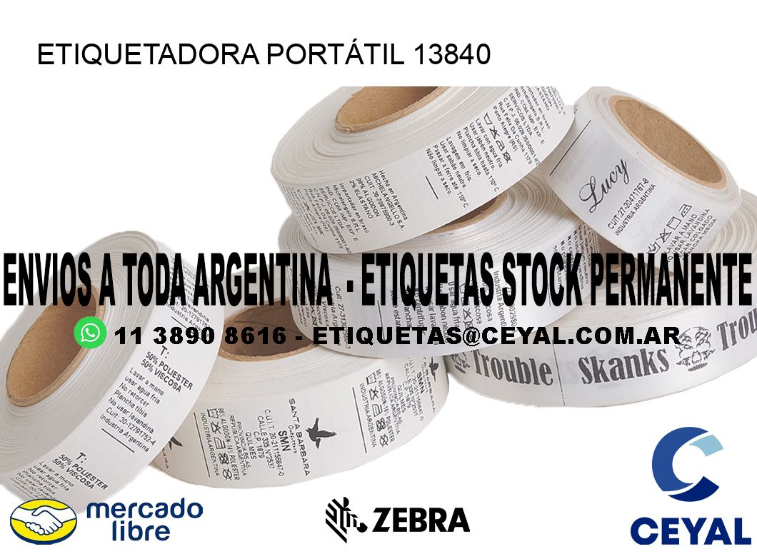 ETIQUETADORA PORTÁTIL 13840