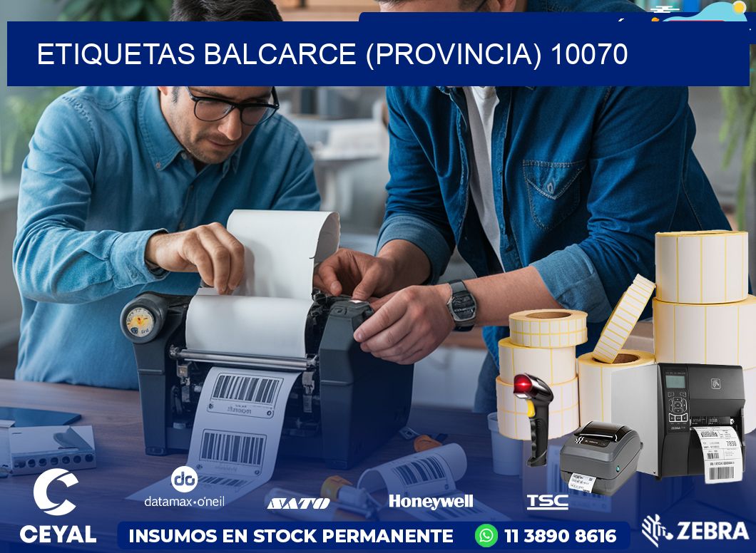 ETIQUETAS BALCARCE (PROVINCIA) 10070