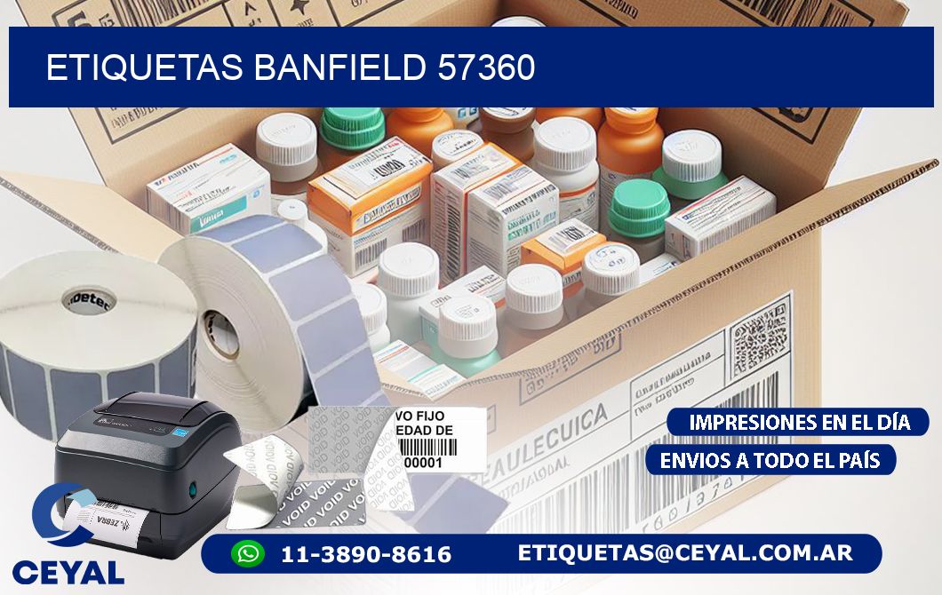 ETIQUETAS BANFIELD 57360