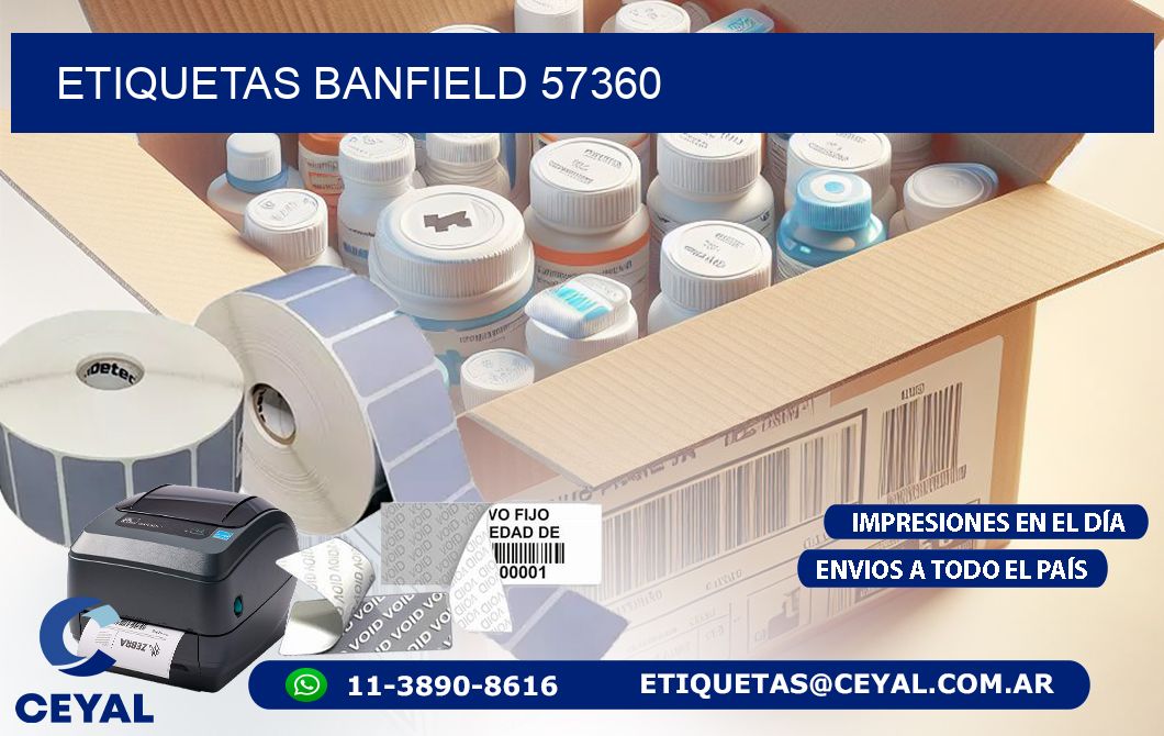 ETIQUETAS BANFIELD 57360