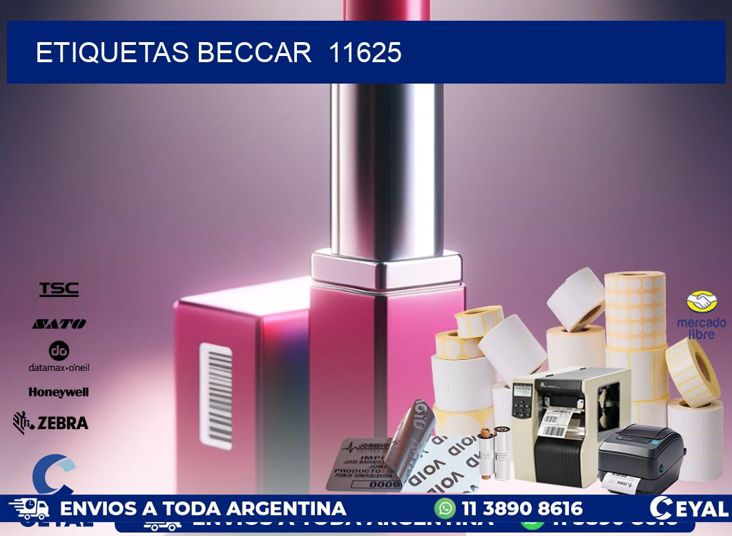 ETIQUETAS BECCAR  11625