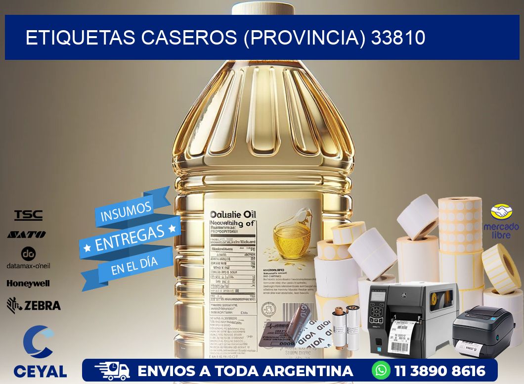 ETIQUETAS CASEROS (PROVINCIA) 33810