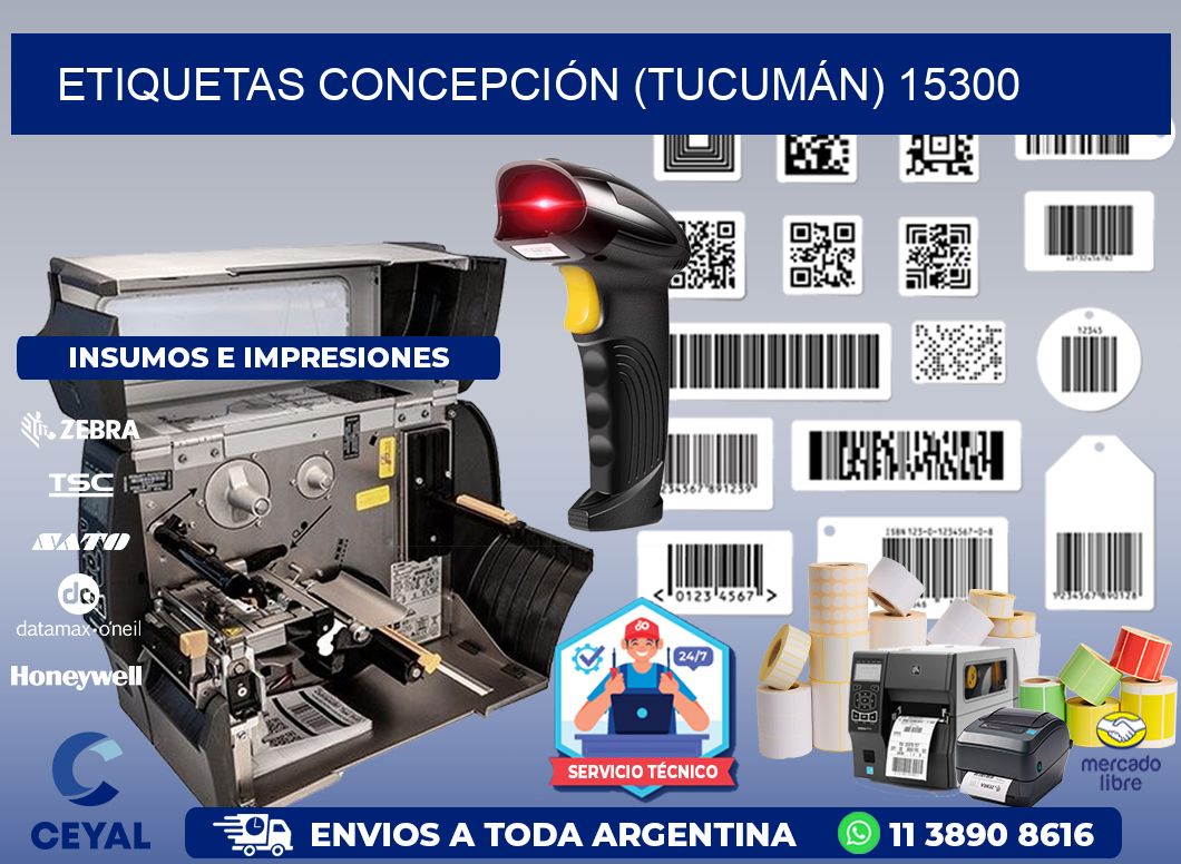 ETIQUETAS CONCEPCIÓN (TUCUMÁN) 15300