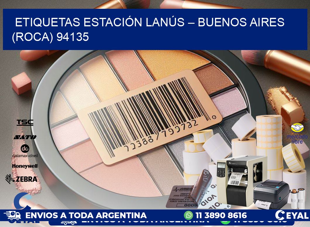ETIQUETAS ESTACIÓN LANÚS – BUENOS AIRES (ROCA) 94135