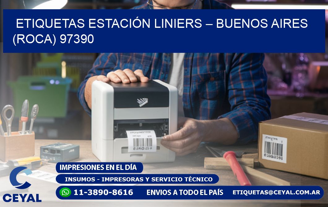 ETIQUETAS ESTACIÓN LINIERS – BUENOS AIRES (ROCA) 97390