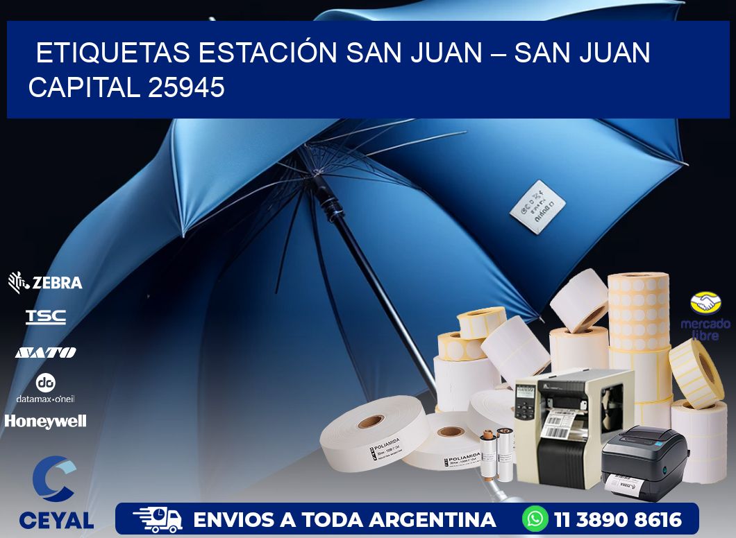 ETIQUETAS ESTACIÓN SAN JUAN – SAN JUAN CAPITAL 25945