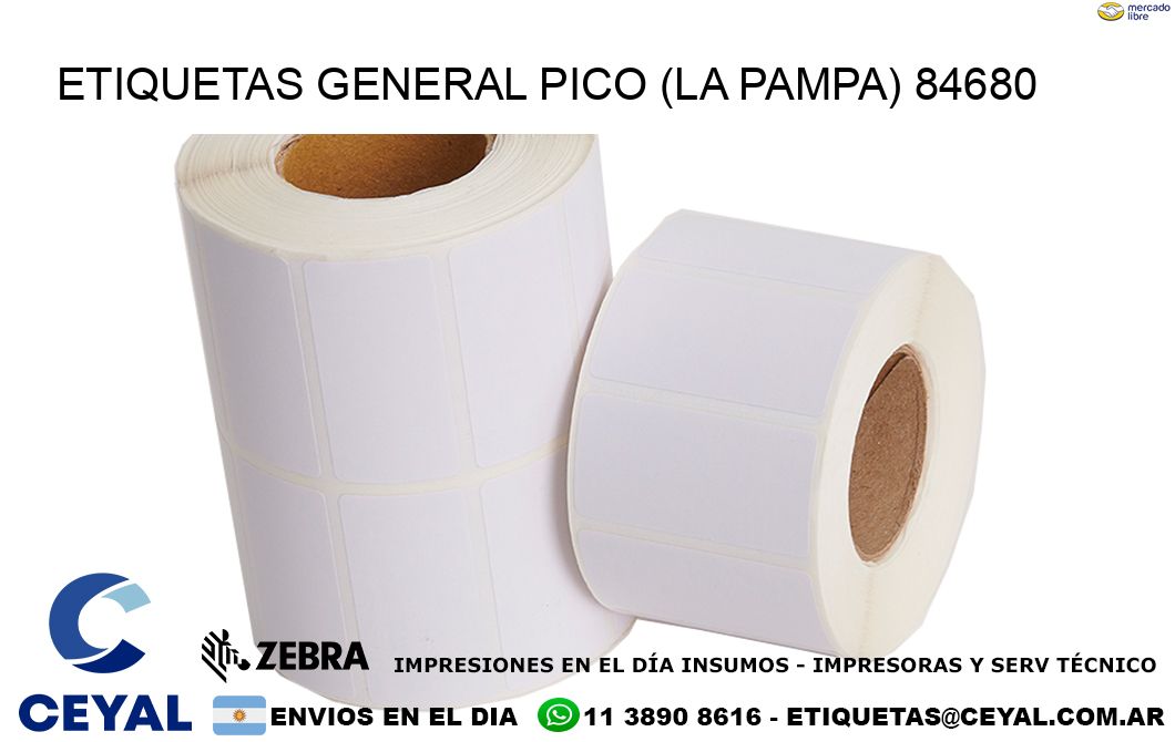 ETIQUETAS GENERAL PICO (LA PAMPA) 84680