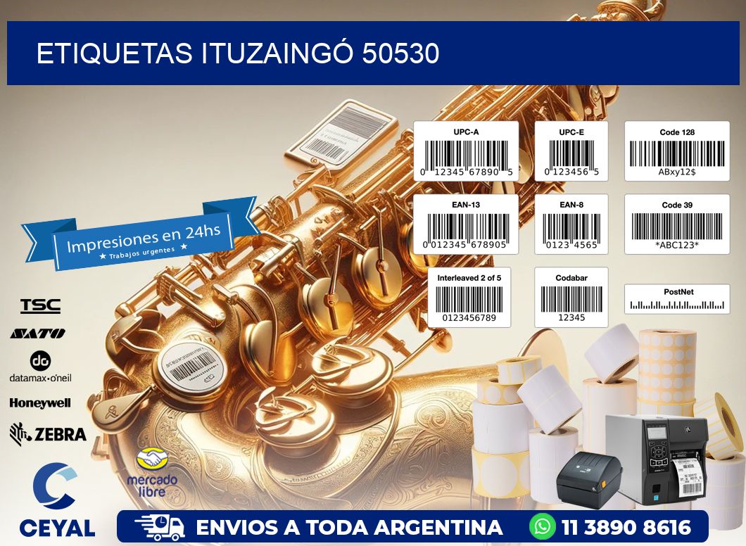 ETIQUETAS ITUZAINGÓ 50530