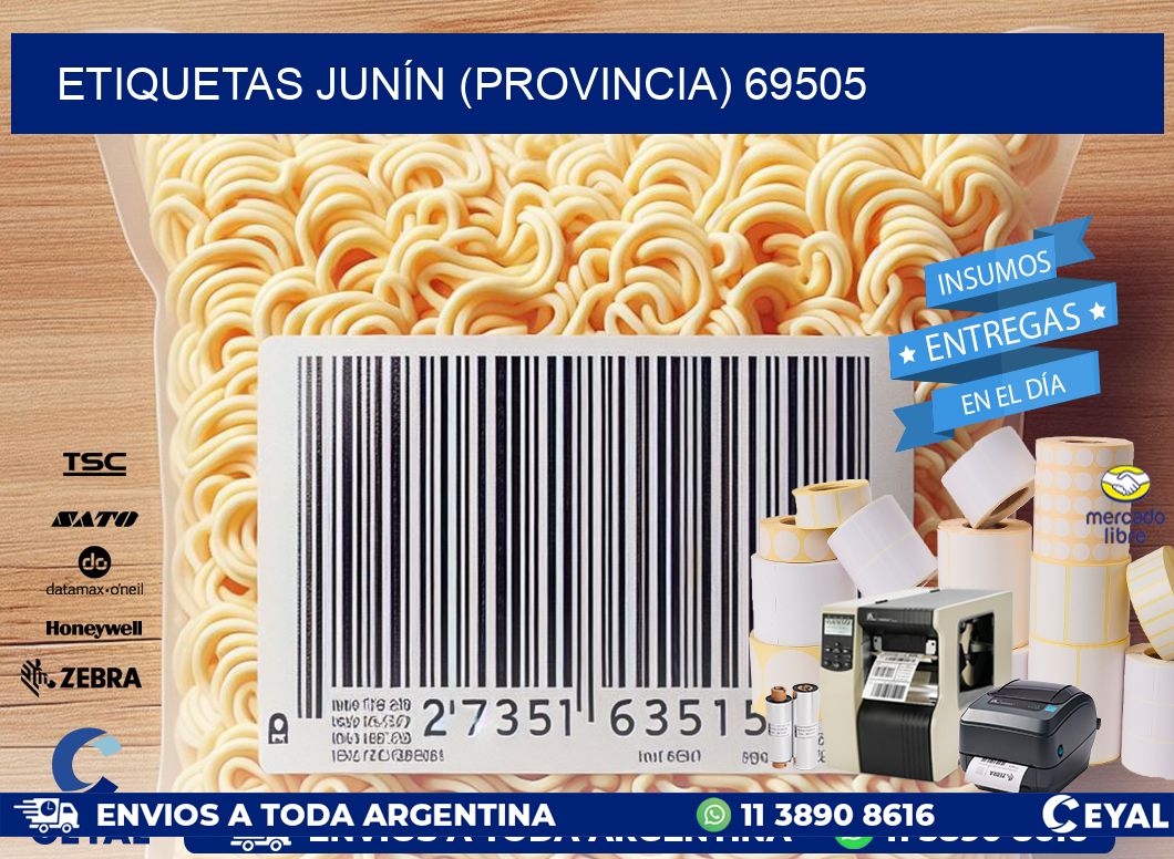 ETIQUETAS JUNÍN (PROVINCIA) 69505
