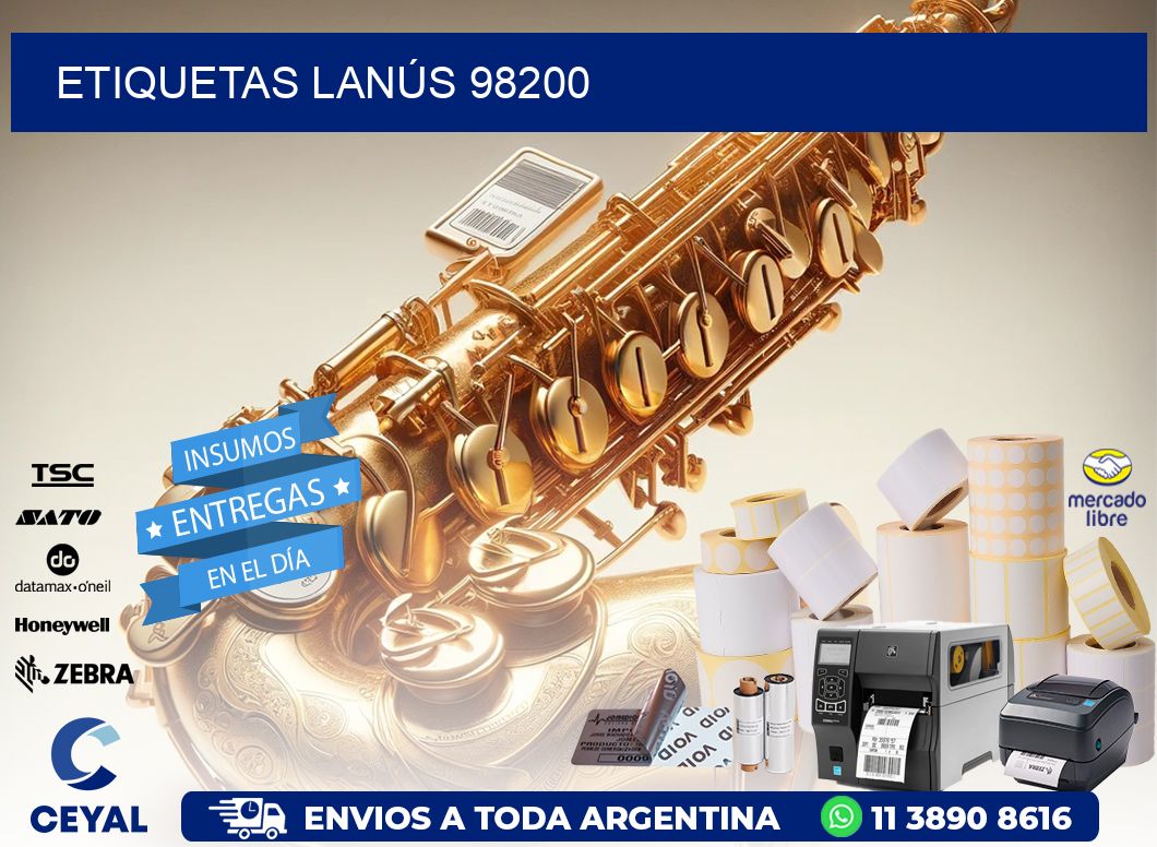 ETIQUETAS LANÚS 98200