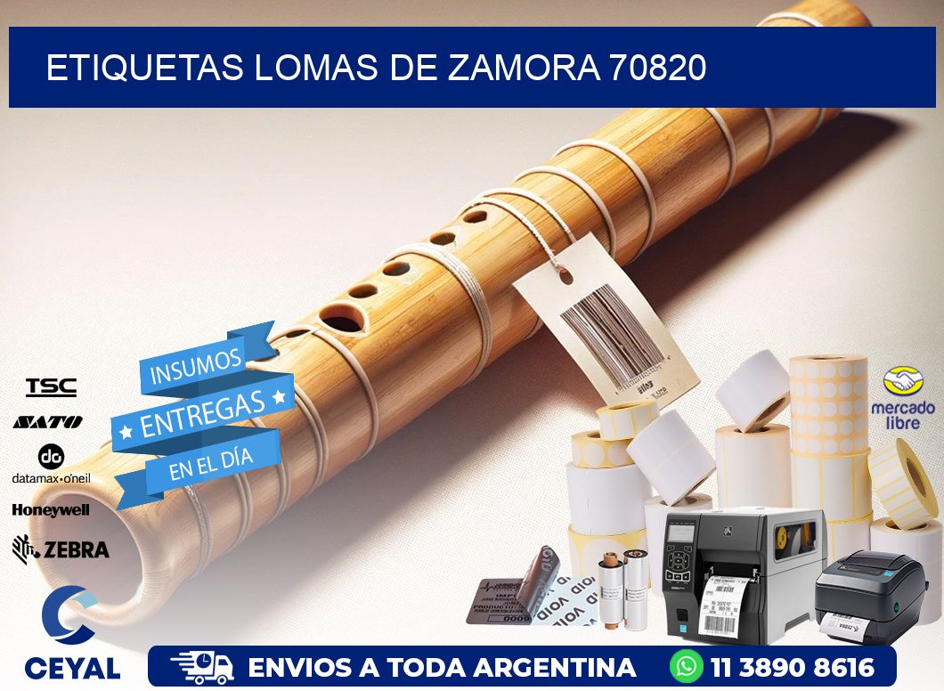 ETIQUETAS LOMAS DE ZAMORA 70820
