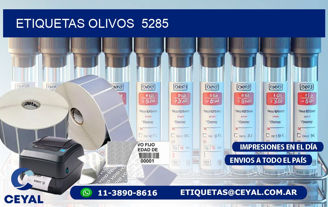 ETIQUETAS OLIVOS  5285