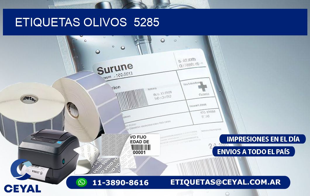ETIQUETAS OLIVOS  5285