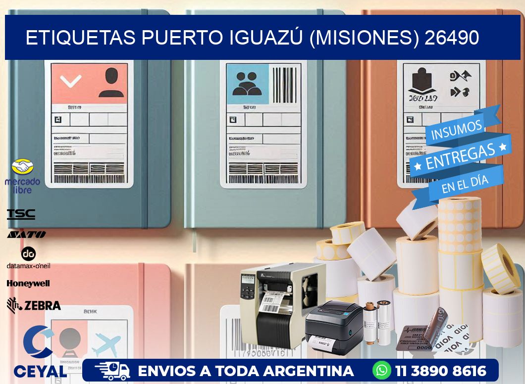 ETIQUETAS PUERTO IGUAZÚ (MISIONES) 26490