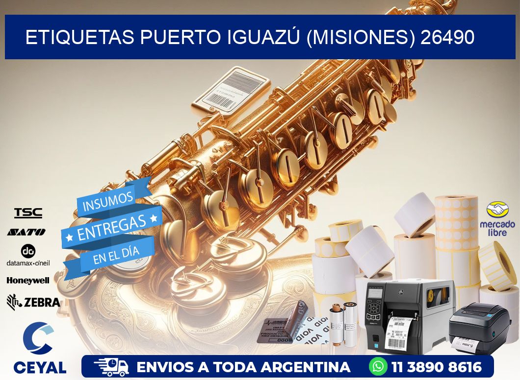 ETIQUETAS PUERTO IGUAZÚ (MISIONES) 26490