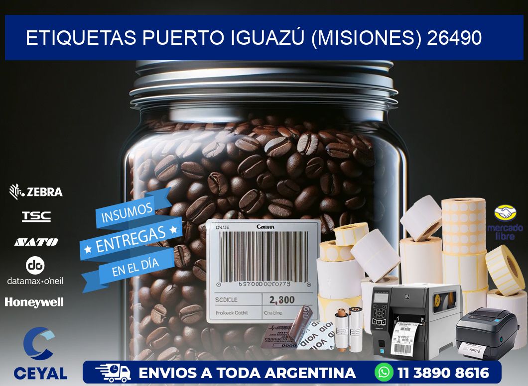 ETIQUETAS PUERTO IGUAZÚ (MISIONES) 26490