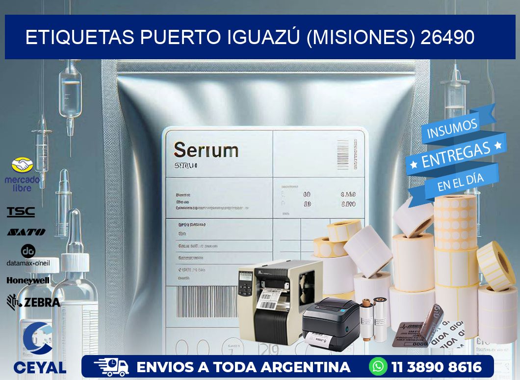 ETIQUETAS PUERTO IGUAZÚ (MISIONES) 26490