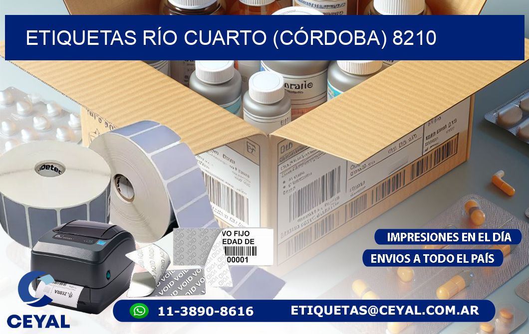 ETIQUETAS RÍO CUARTO (CÓRDOBA) 8210