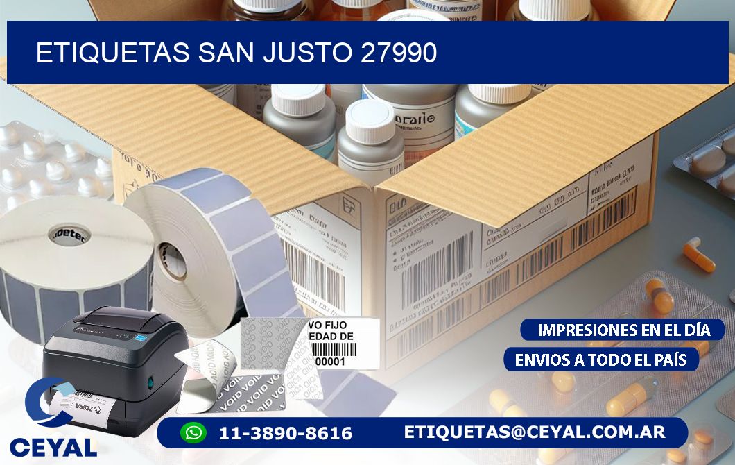 ETIQUETAS SAN JUSTO 27990