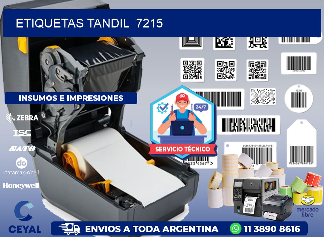 ETIQUETAS TANDIL 7215