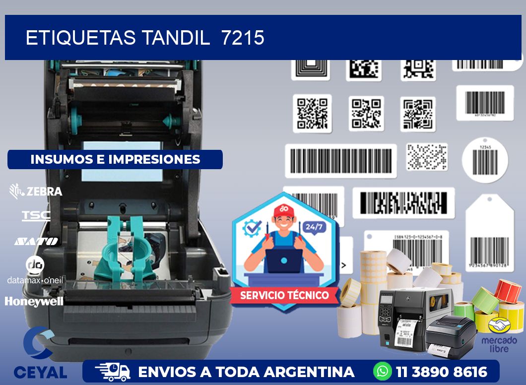 ETIQUETAS TANDIL 7215