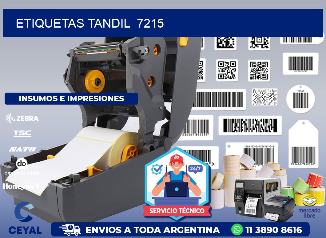 ETIQUETAS TANDIL 7215