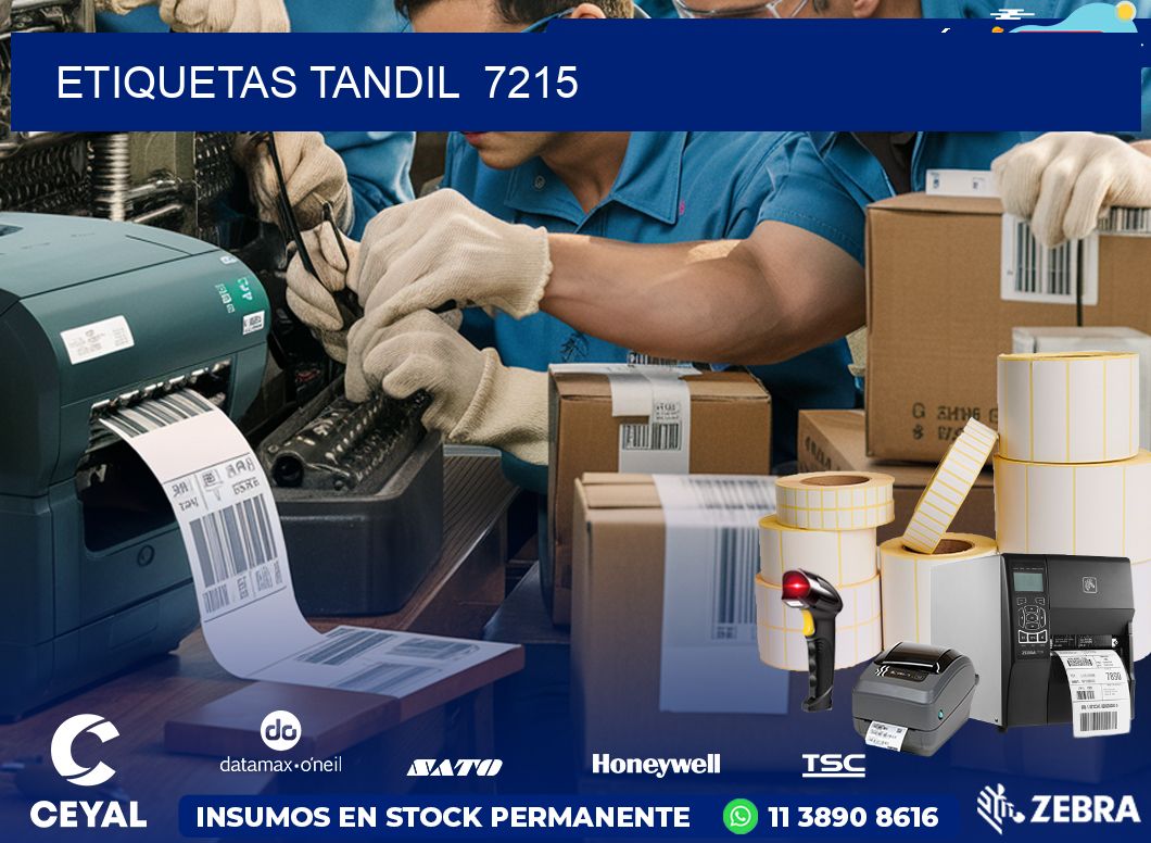ETIQUETAS TANDIL  7215