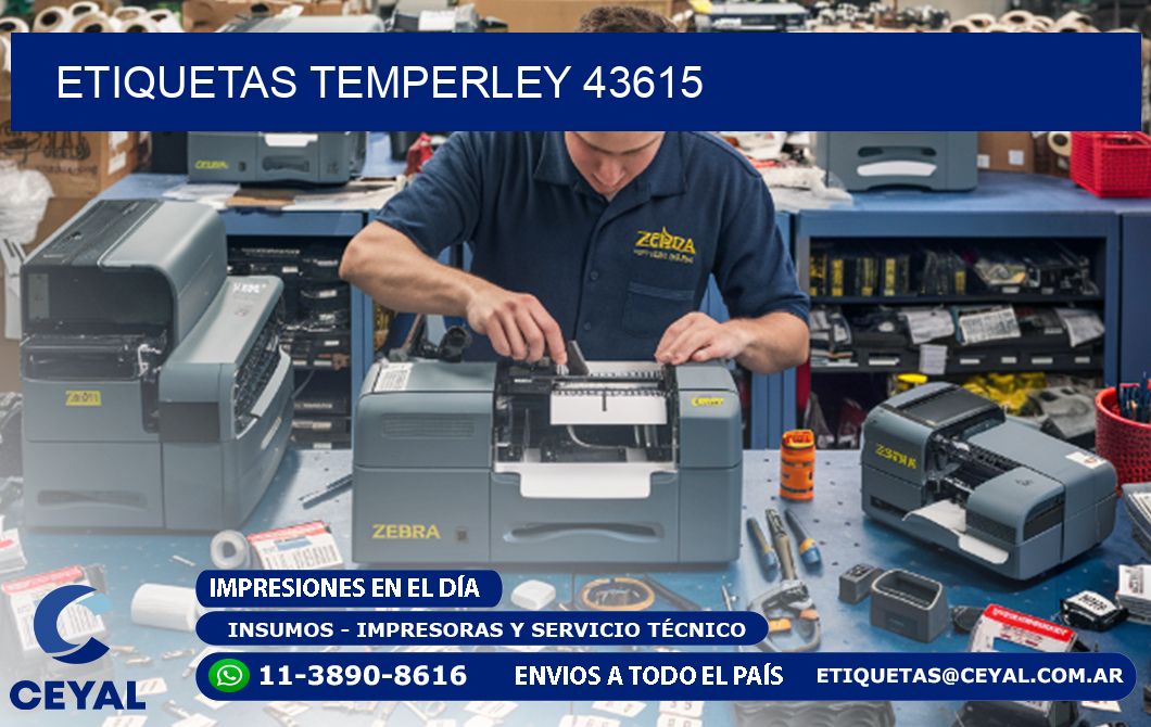 ETIQUETAS TEMPERLEY 43615