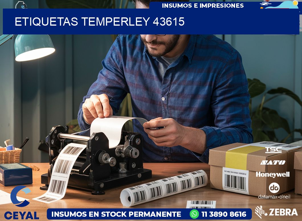 ETIQUETAS TEMPERLEY 43615
