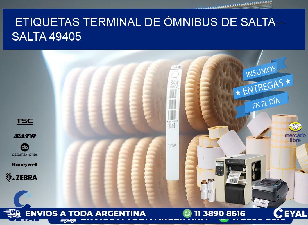 ETIQUETAS TERMINAL DE ÓMNIBUS DE SALTA – SALTA 49405