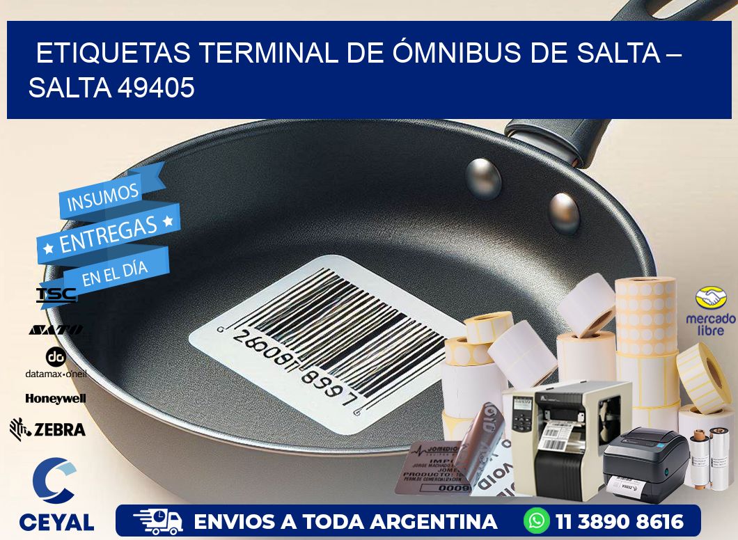 ETIQUETAS TERMINAL DE ÓMNIBUS DE SALTA – SALTA 49405