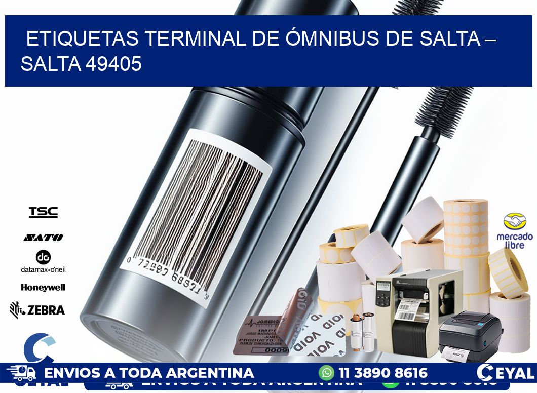 ETIQUETAS TERMINAL DE ÓMNIBUS DE SALTA – SALTA 49405